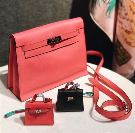 hermes micro kelly charm|hermes orange bag.